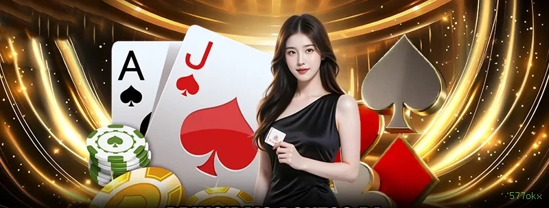 Imagem promocional do cassino online da 577okx mostrando jogos ao vivo